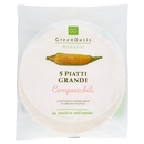 5 Piatti Grandi Compostabili Green Oasis